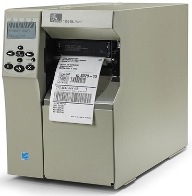 Zebra 105SL 4.0" wide Thermal Barcode Label Printer