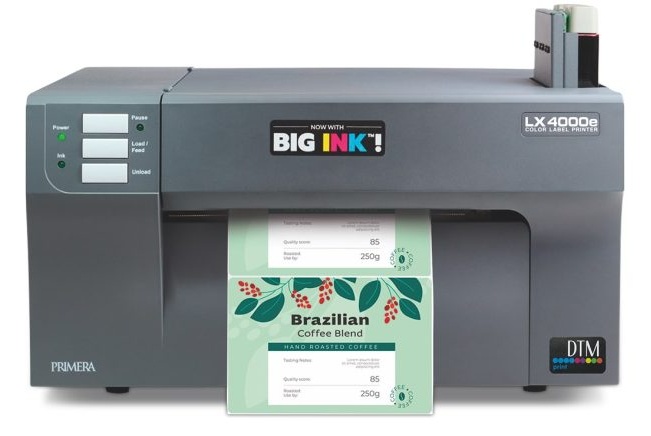 Primera DTM LX4000e 1200dpi 8.5" Wide Ink-Jet Colour Label Printer