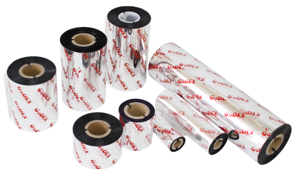 GoDEX Thermal Transfer Ribbons -  GoDEX SWX-10 PREMIUM WAX, GoDEX HPX-10 HIGH PERFORMANCE WAX, GoDEX PWR-25 PREMIUM WAX RESIN, GoDEX SPR-10 HIGH PERFORMANCE RESIN & GoDFEX SPR-20 PREMIUM RESIN GoDEX Thermal Transfer Ribbons