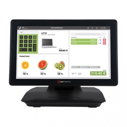 Colormetrics Vion, w/o HDD, 39.6 cm (15,6''), Projected Capacitive, black, fanless